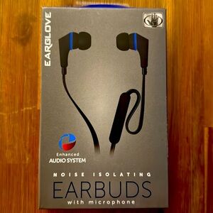 Body Glove Noise Isolating Earbuds with Microphone